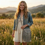 Boho Style Fringed Crossbody Bag