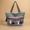 Boho Tassel Tote Bag