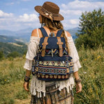 Boho Tribal Canvas Backpack
