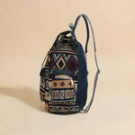 Boho Tribal Canvas Backpack