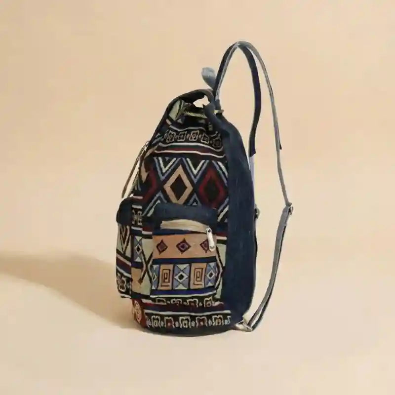 Boho Tribal Canvas Backpack