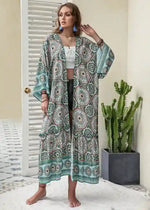 Boho Tribal Print Kimono Plus Size