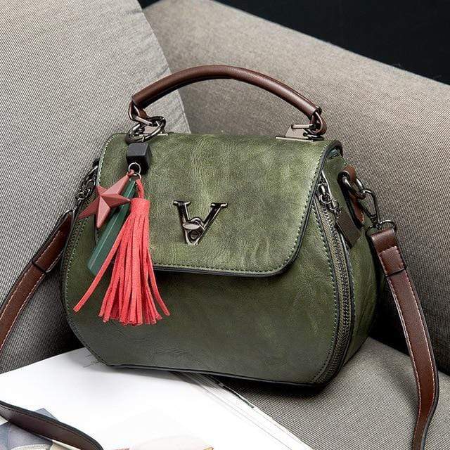 Boho Vintage Leather Bag