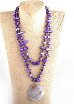 Boho Vintage Necklace 2 Layers