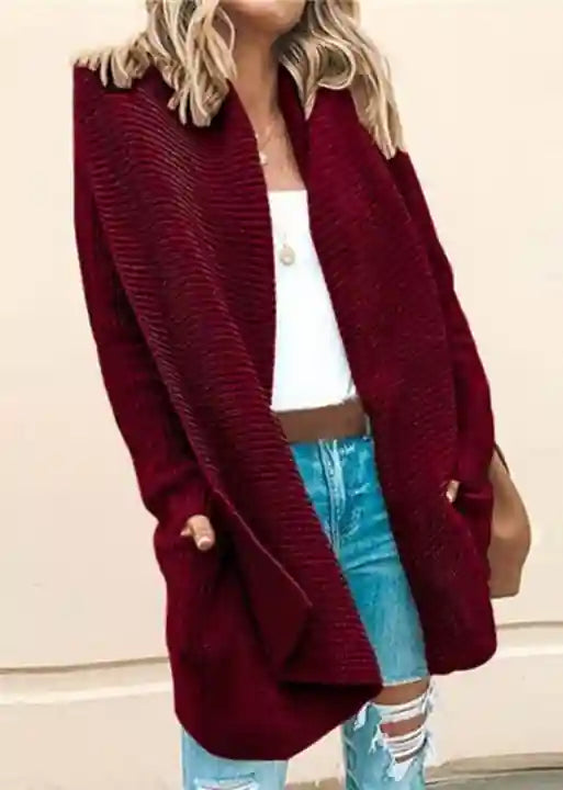 Boho Warm Mid-length Cardigan