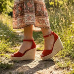 Boho Wedge Open Sandals