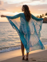 Boho Wing Print Kimono