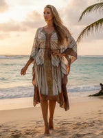 Boho Wing Print Kimono