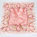 Boho trendy pink Scarf chains pattern