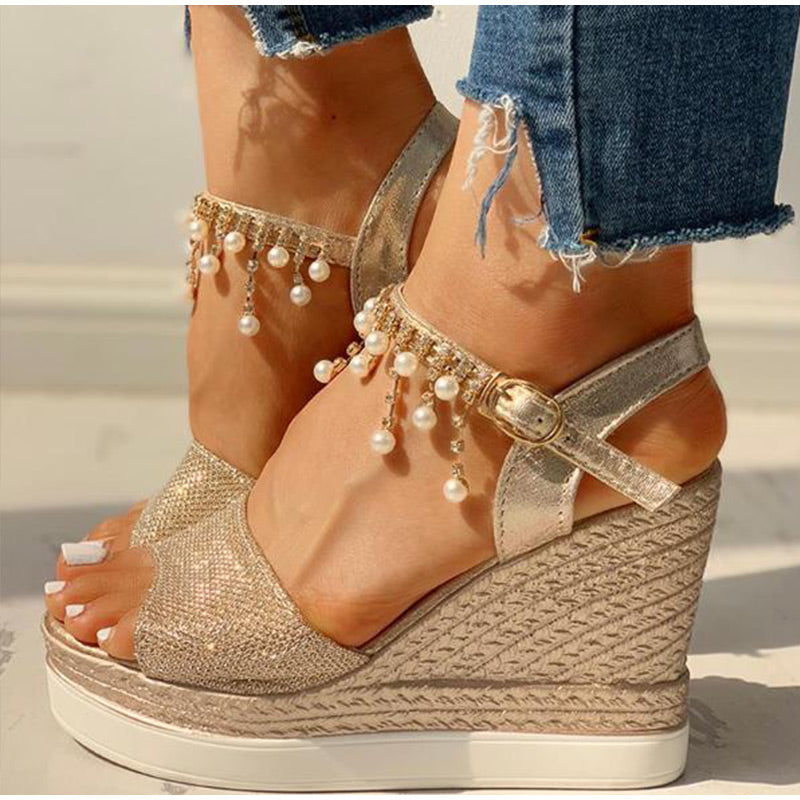 Boho Wedge Sandals