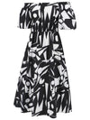 Chic Boho Dress in Black
