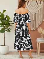 Chic Boho Dress in Black