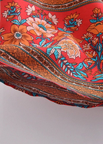 Chic Boho Floral Kimono Flared Sleeves