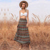 Chic Boho Multicolor Skirt