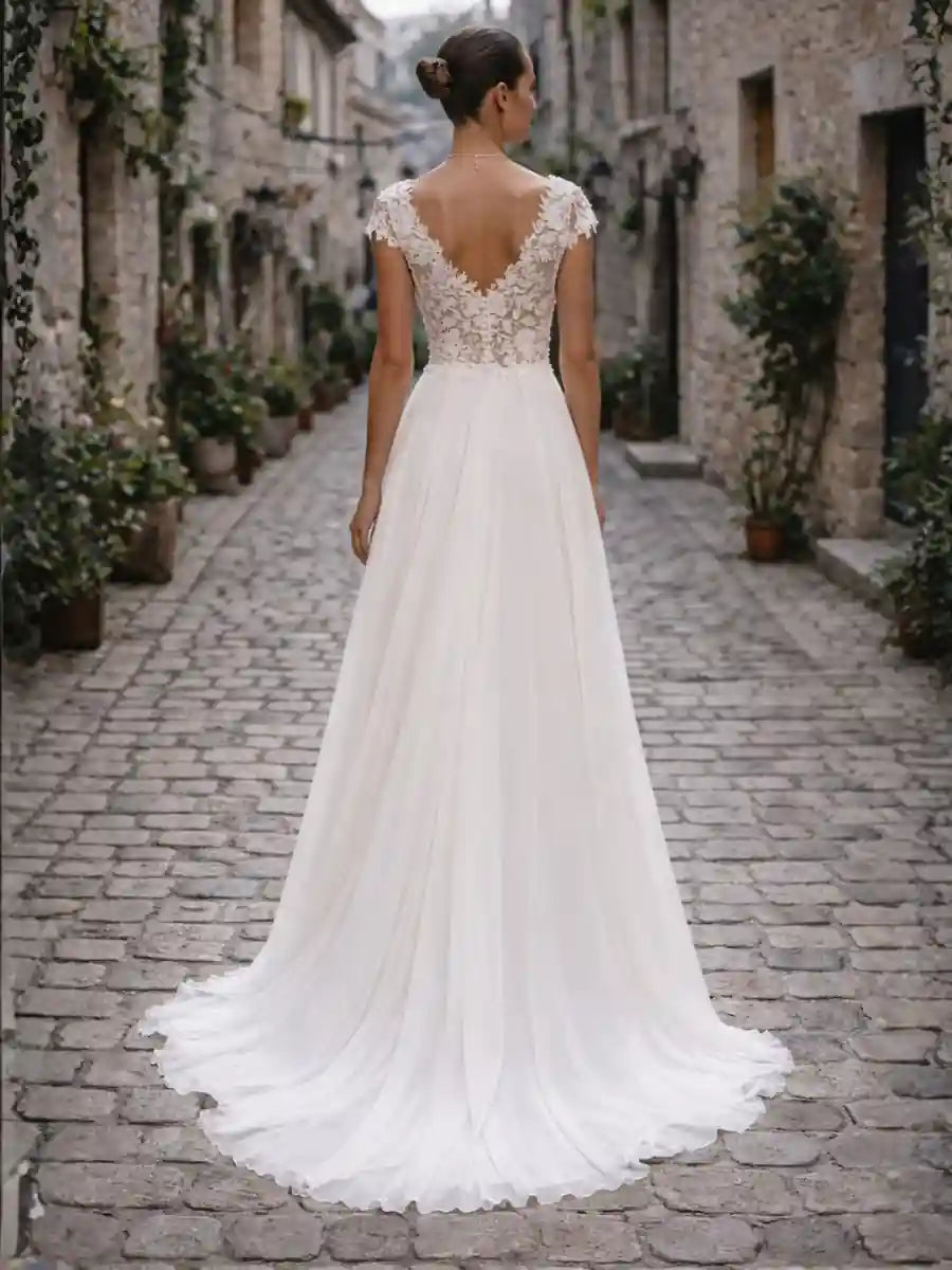Chiffon Wedding Dresses