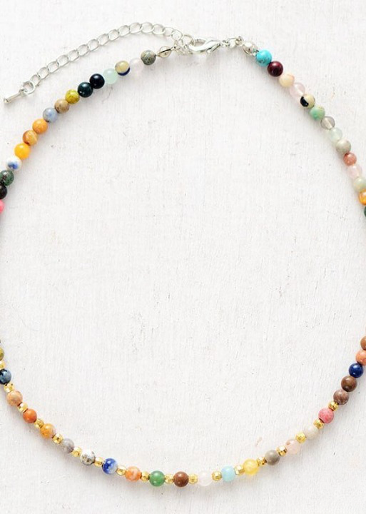 Choker Beaded Necklace Boho Style