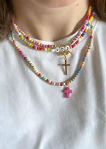 Colorful Boho Beaded Necklace