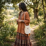 Crochet Boho Crossbody Bag