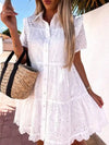 Cute White Beach Dress