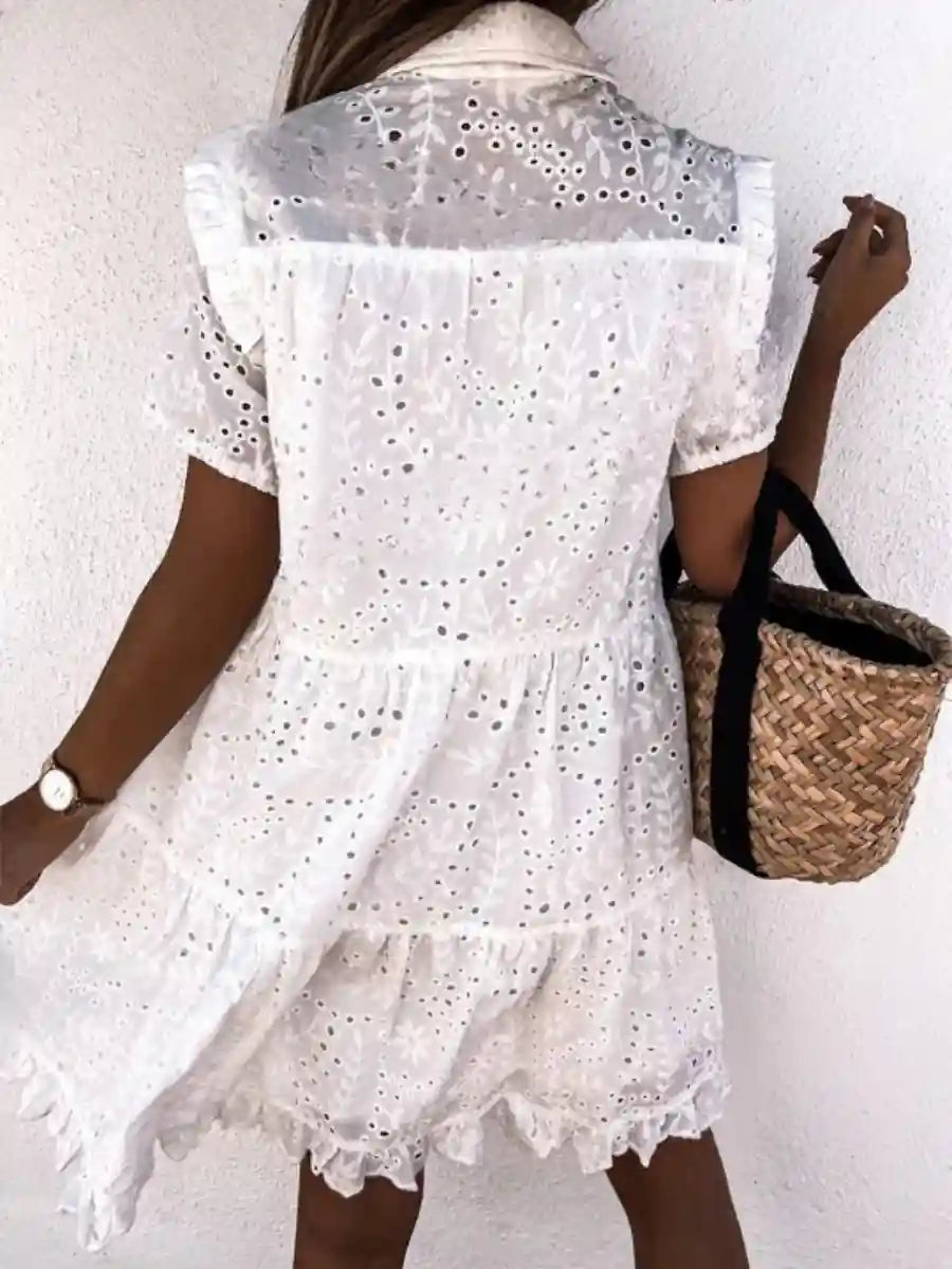 Cute White Beach Dress