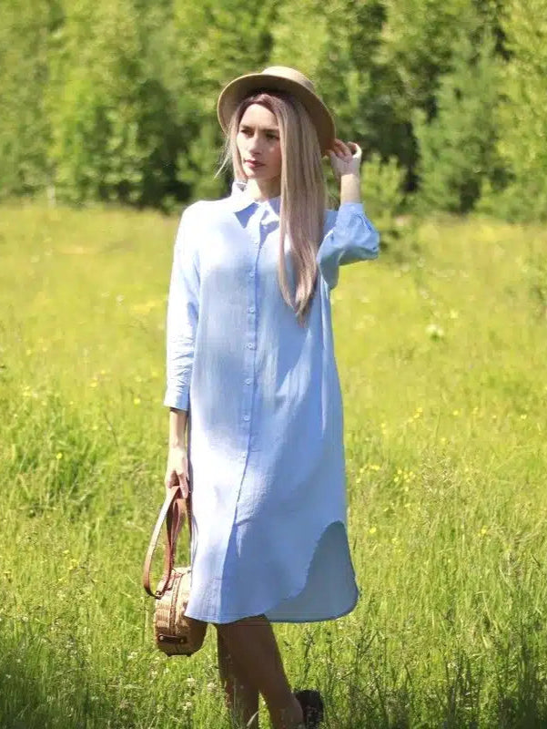 White Shirt Dress