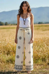 Elastic Waist Bohemian Loose Pants