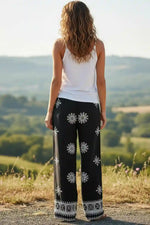 Elastic Waist Bohemian Loose Pants