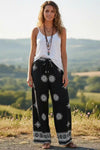 Elastic Waist Bohemian Loose Pants