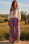 Elastic Waist Loose Boho Pant