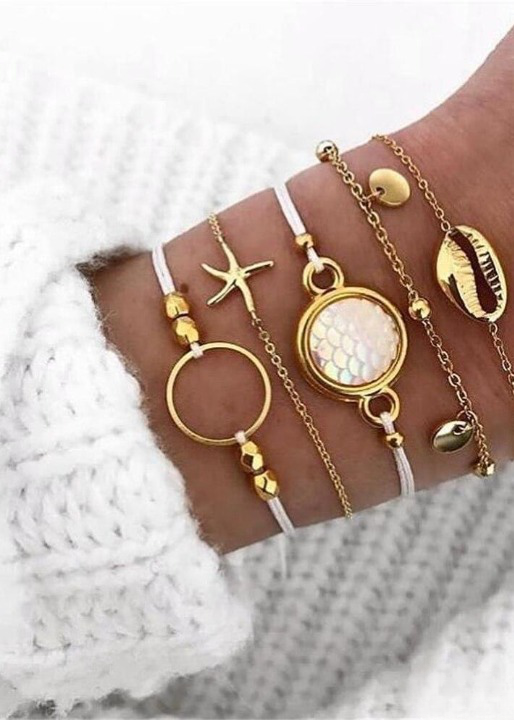 Elegant Boho Gold Bracelet