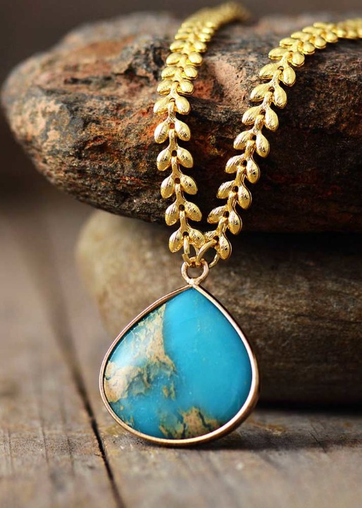 Elegant Boho Necklace Gold Chain