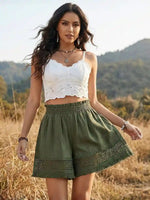 Embroidered Boho Short