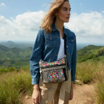 Embroidered Boho Shoulder Bag