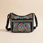 Embroidered Boho Shoulder Bag
