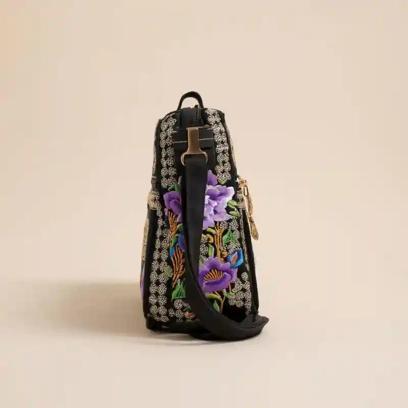 Embroidered Boho Shoulder Bag