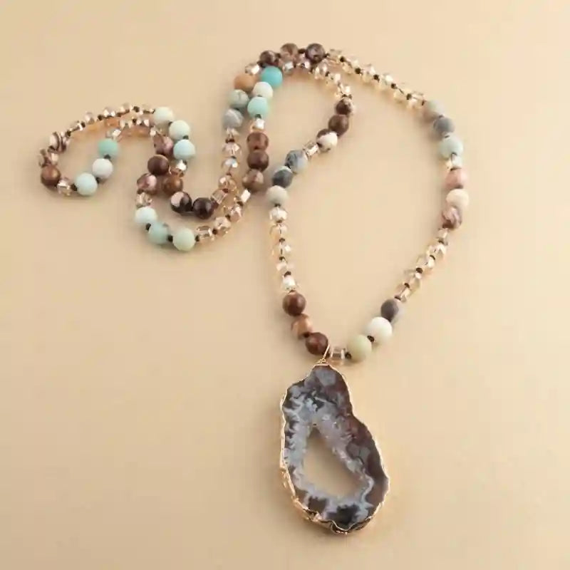 Ethnic Boho Beaded Necklace