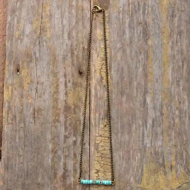 Ethnic Gold Chain Boho Necklace