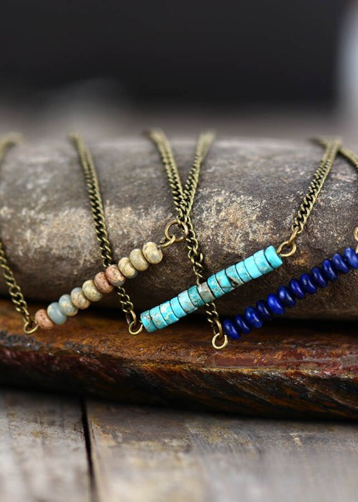 Ethnic Gold Chain Boho Necklace