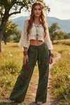 Ethnic Print Bohemian Long Pant