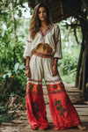 Ethnic Print Bohemian Long Pant