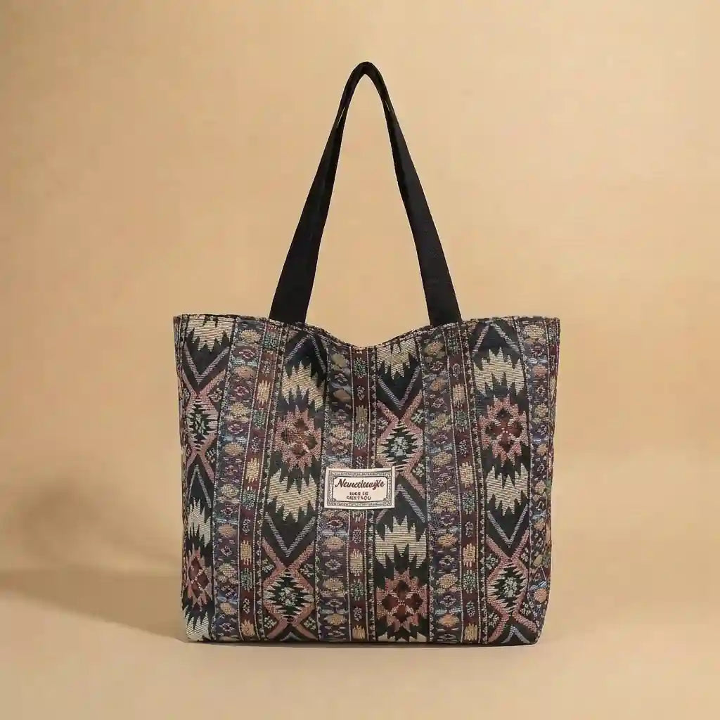 Ethnic Style Boho Tote Bag