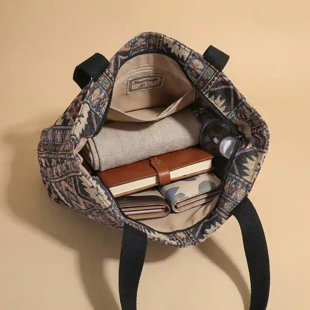 Ethnic Style Boho Tote Bag