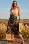 Fashion Boho Printed Long Skirt