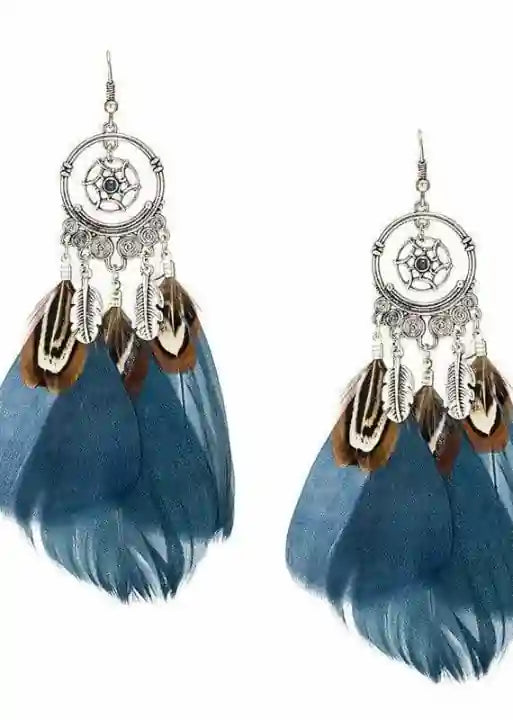 Feather Boho Earrings