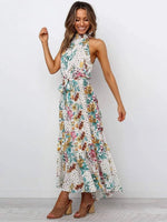 Floral Long Boho Dress