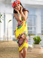 Floral Pareo Dress