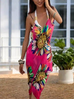 Floral Pareo Dress
