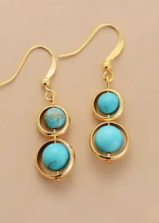 Gold Boho Dangle Earrings