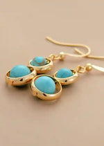 Gold Boho Dangle Earrings