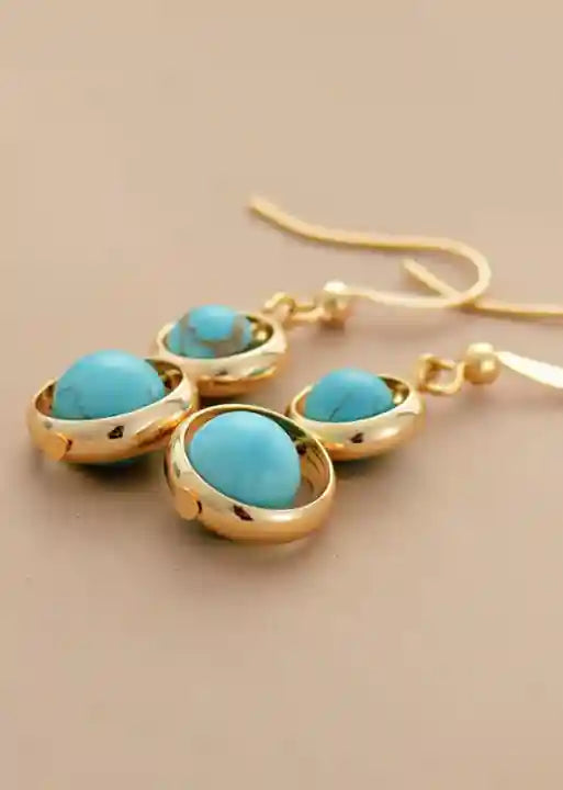 Gold Boho Dangle Earrings